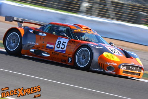 Mike Hezemans in Spyker C8 Spyder GT2R